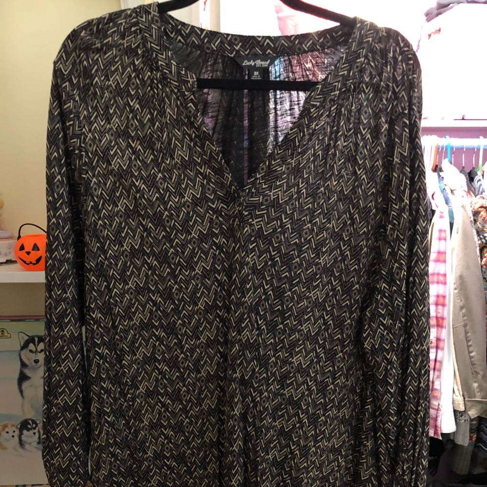 Lucky Brand blouse size 3X
